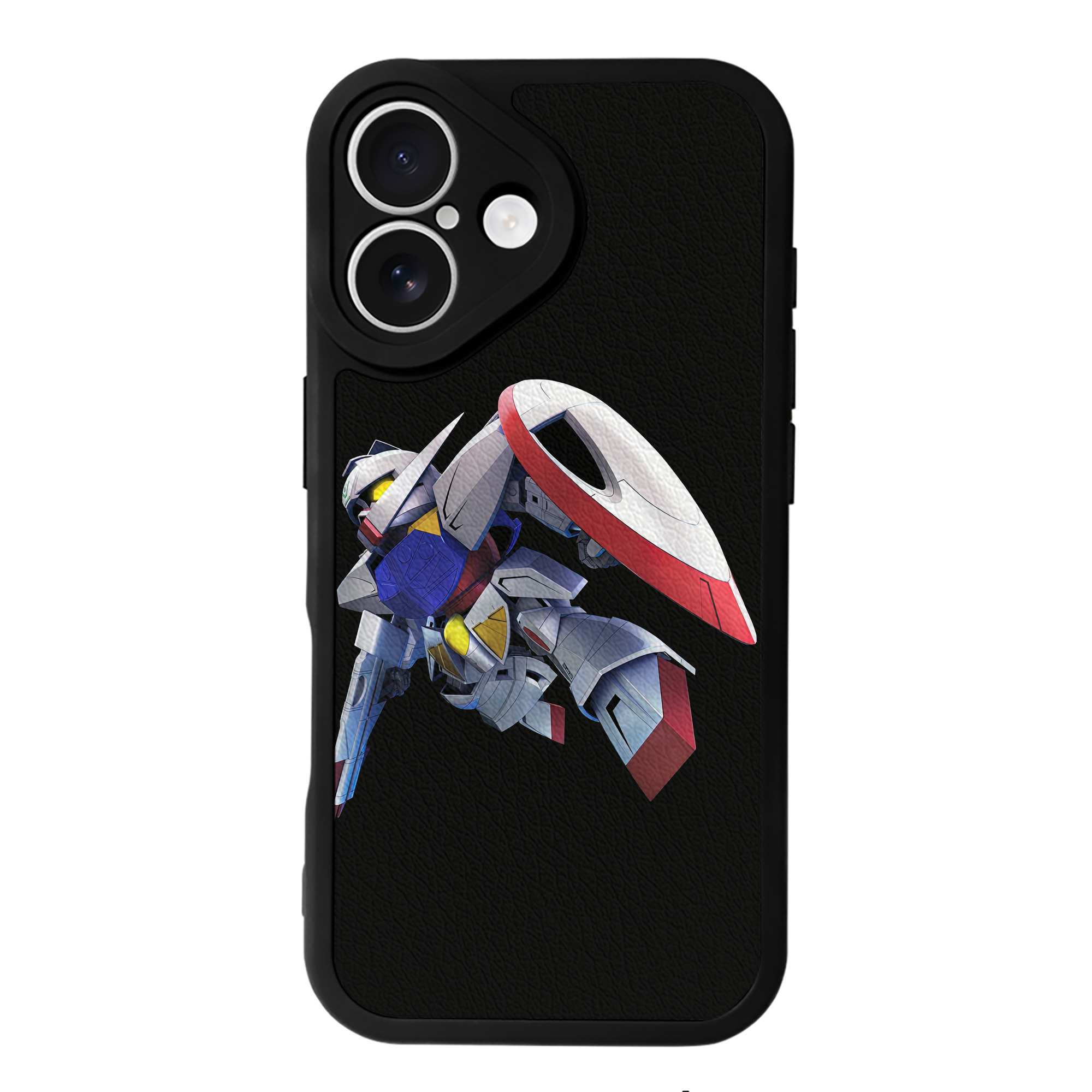 （画像用） 機動戦士ガンダム Mobile Suit Gundam 【iPhone 16シリーズ対応】シリコンスマホケース（レザー調） 材質：シリコン